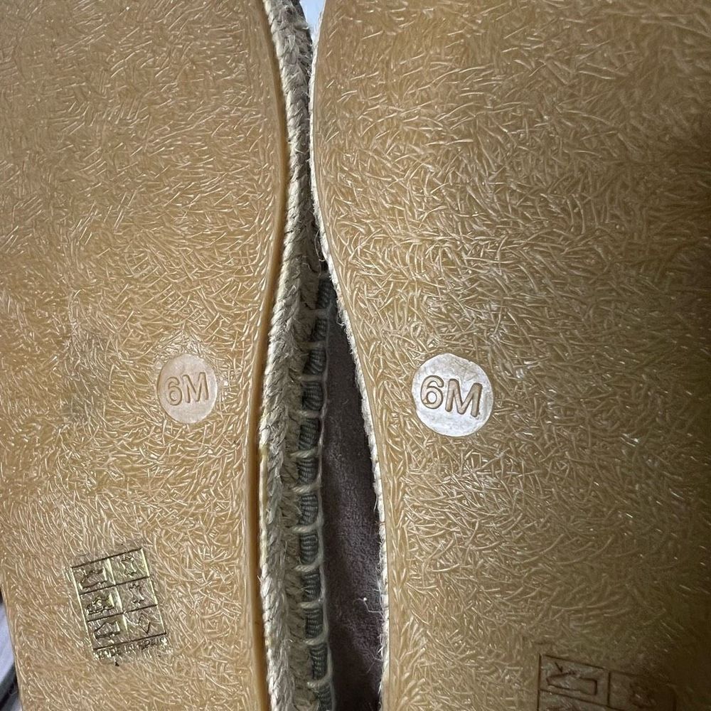 ViNCE Taupe Suede Espadrilles Shoes - Picture 7 of 8